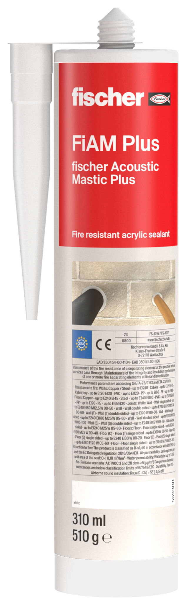 Acoustic Mastic FiAM Plus - fischer fixings